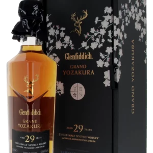 Whisky Glenfiddich Grand Yozakura 29 ans – boîte et bouteille face – A La Civette Paris