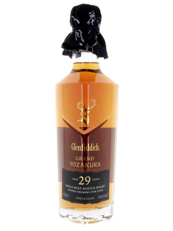 A-La-Civette-Spiritueux-Whisky-Glenfiddich-Grand-yozakura-29-ans-face Bouteille face du Whisky Glenfiddich Grand Yozakura 29 ans – A La Civette Paris
