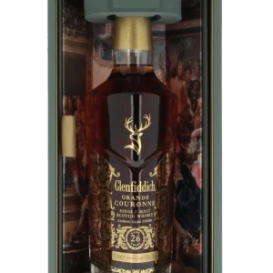 Boîte ouverte du Whisky Glenfiddich Grande Couronne 26 ans – A La Civette Paris