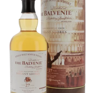 Whisky The Balvenie Caroni Cask 27 ans – boîte et bouteille face – A La Civette Paris