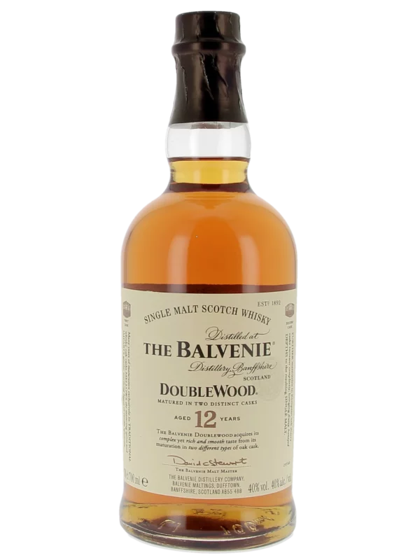 A-La-Civette-Spiritueux-Whisky-The-Balvenie-DoubleWood-12-ans-face Bouteille face du Whisky The Balvenie DoubleWood 12 ans – A La Civette Paris