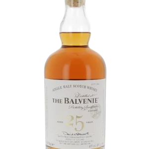 Bouteille face du Whisky The Balvenie Rare Marriages 25 ans – A La Civette Paris