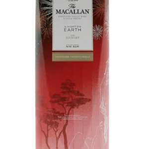 Face de la boîte du Whisky The Macallan A Night on Earth – A La Civette Paris