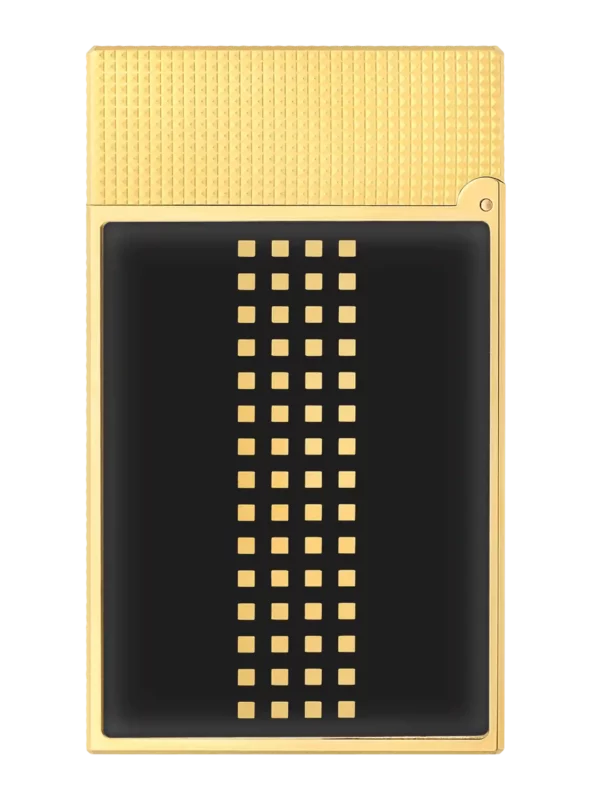 Vue arrière du briquet S.T. Dupont Le Grand Dupont Behike noir – Accessoire de luxe pour cigare