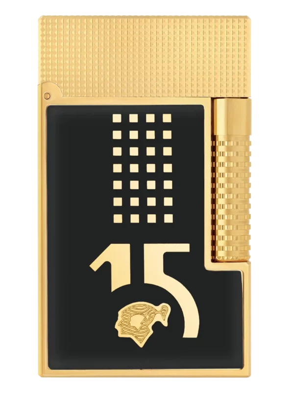 A-La-Civette-Accessoires-a-cigares-Briquets-S.T.Dupont-Le-grand-dupont-behike-noir-face Vue de face du briquet S.T. Dupont Le Grand Dupont Behike noir – Design luxueux et exclusif