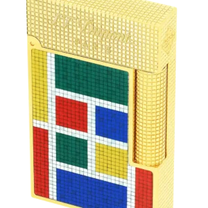 Briquet S.T. Dupont Ligne 2 Casablanca – Vue trois quarts fermé – Briquet de luxe pour amateur de cigares