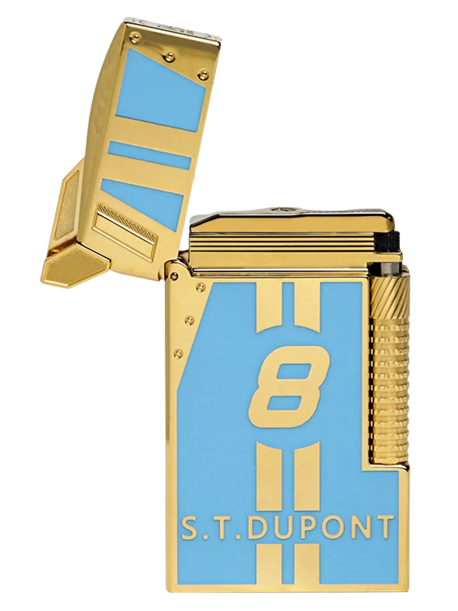 Vue de face du coffret S.T. Dupont 24 Heures du Mans Édition Prestige – Coffret ouvert