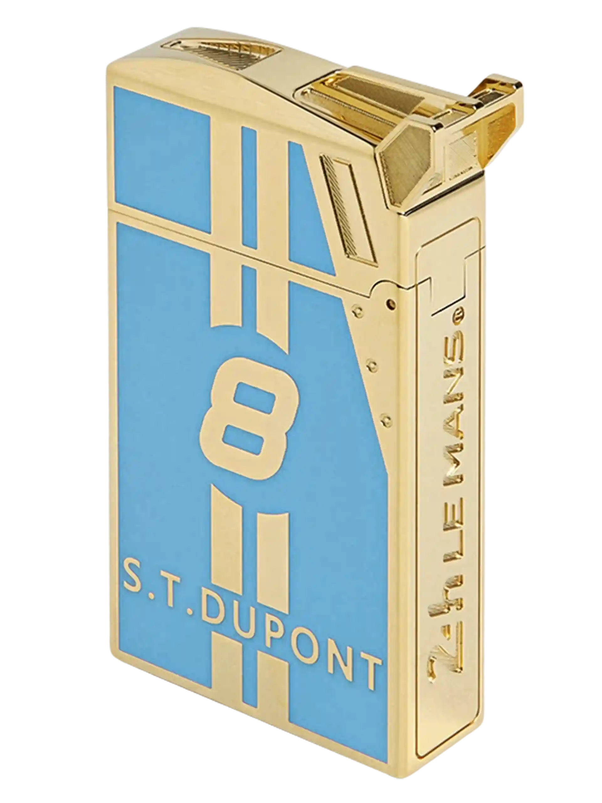 Coffret S.T. Dupont Édition Limitée 24 Heures du Mans – Vue trois quarts inversée – Accessoire de collection haut de gamme