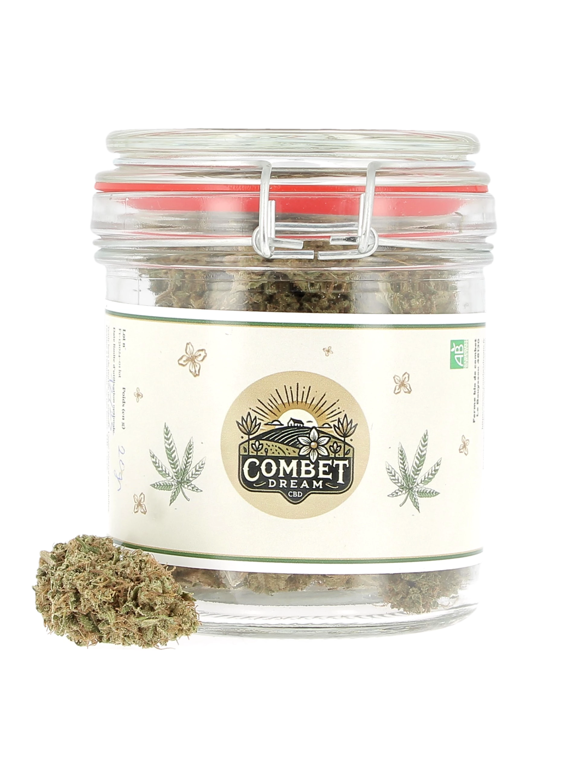 Fleurs CBD Combet Dream Premium 20g avec flacon – À La Civette Paris