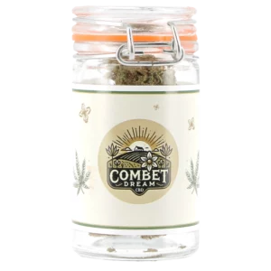 Flacon fleurs de CBD Combet Dream Premium 3g – vue de face – À La Civette Paris