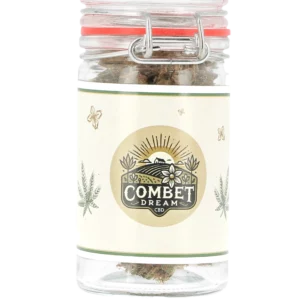Flacon fleurs de CBD Combet Dream Premium 5g – vue de face – À La Civette Paris