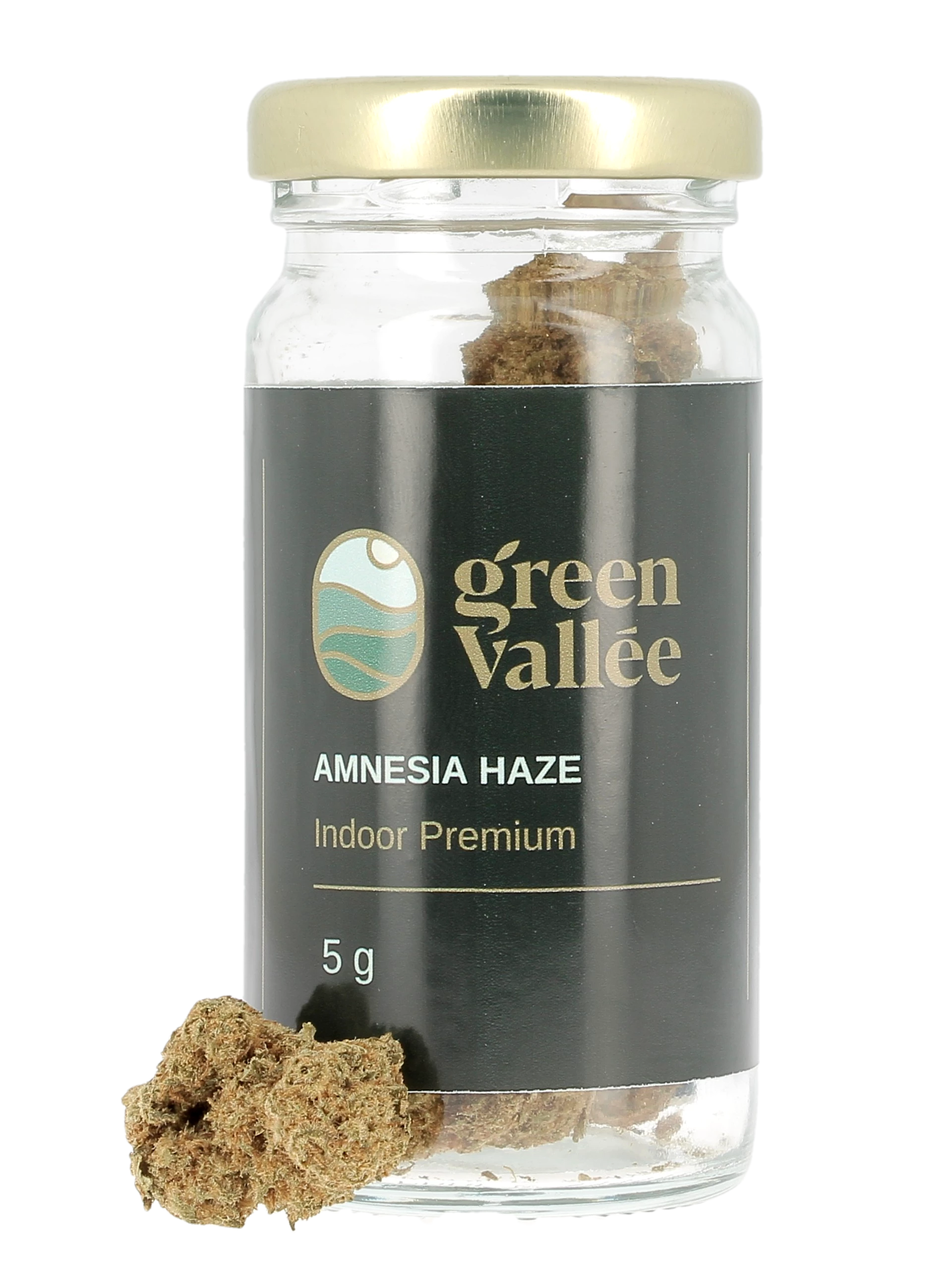 Fleurs de CBD Amnesia Haze 5g et flacon – Green Vallée – À La Civette Paris
