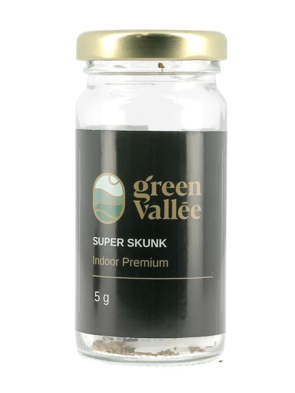 Flacon face CBD Super Skunk 5g – Green Vallée – À La Civette Paris
