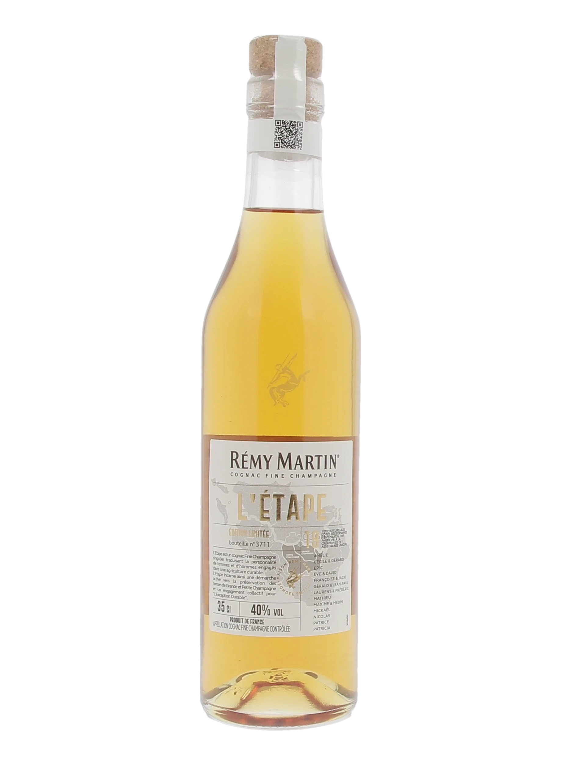 Bouteille de face cognac Rémy Martin Fine Champagne L’Étape – À La Civette Paris