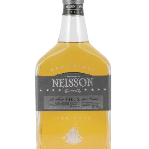 Bouteille de rhum Le Vieux par Neisson vue de face – A La Civette, Paris