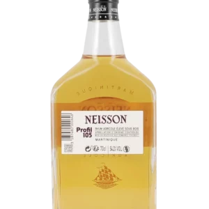 Dos de la bouteille de rhum Neisson Profil 105 – A La Civette