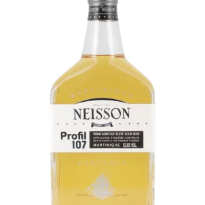 Bouteille de rhum Neisson Profil 107 vue de face – A La Civette, Paris