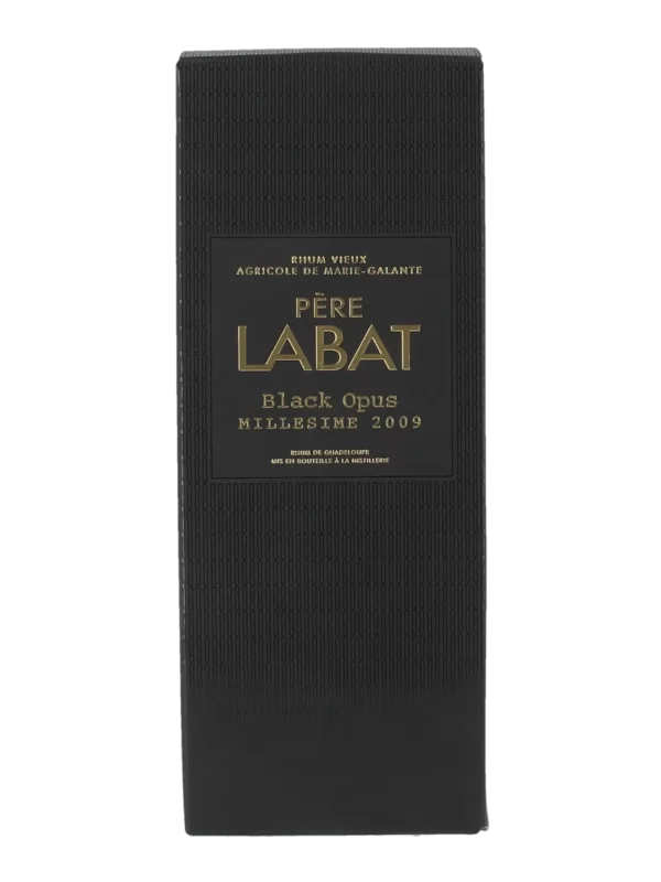 Coffret du rhum Père Labat Black Opus 2009 – vue de face – A La Civette