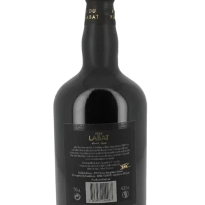 Dos de la bouteille de rhum Père Labat Black Opus 2009 – A La Civette