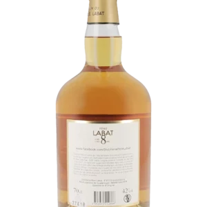 Dos de la bouteille de rhum Père Labat Hors d’Âge 8 ans – A La Civette