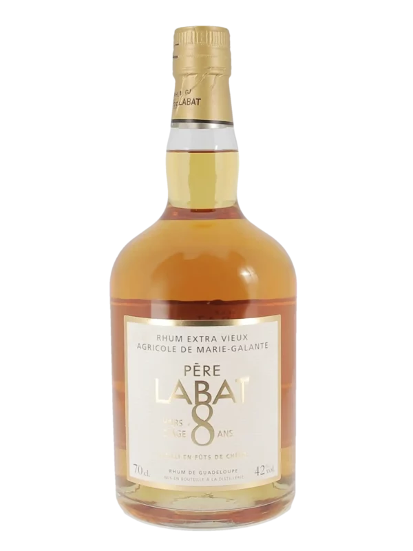 A-La-Civette-Spiritueux-Rhum-Pere-Labat-Hors-d-age-8-ans-face Bouteille de rhum Père Labat Hors d’Âge 8 ans vue de face – A La Civette, Paris