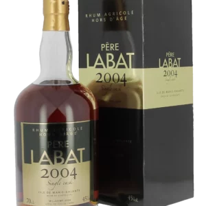 Coffret et bouteille du rhum Père Labat Single Cask 2004 – face – A La Civette