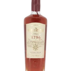 Bouteille de rhum Santa Teresa 1796 Solera Rum vue de face – A La Civette, Paris