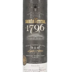 Face du coffret du rhum Santa Teresa 1796 Triple Aged Solera – A La Civette