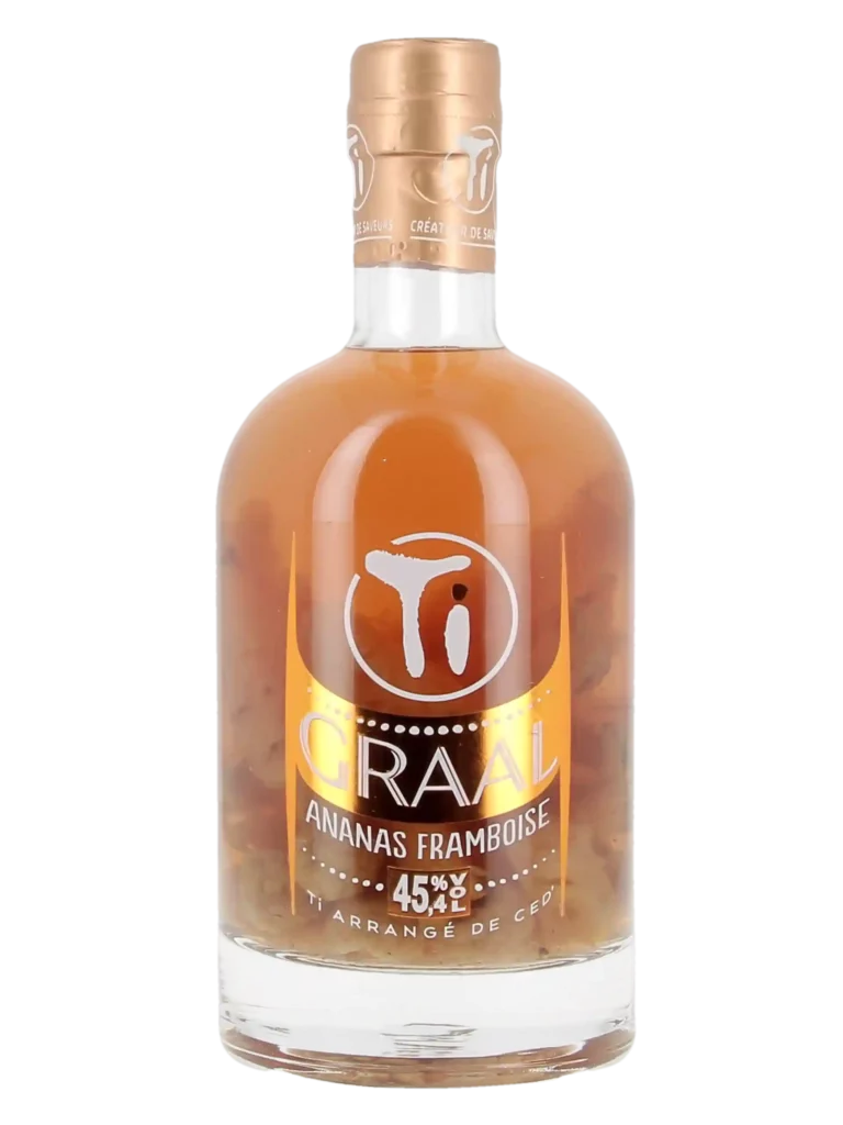 Ti Rhum Acheter Rhum Ti Ced' Ti Arrangé Graal Ananas Framboise