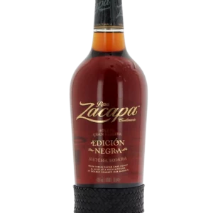 Bouteille de rhum Zacapa Edición Negra vue de face – A La Civette, Paris