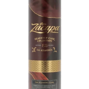 Face du coffret du rhum Zacapa La Armonía 23 ans – A La Civette