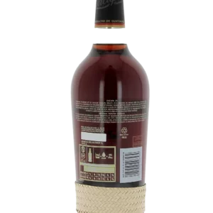 Vue arrière de la bouteille de rhum Zacapa 23 ans – A La Civette