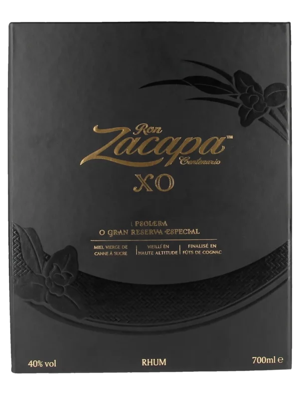 Coffret du rhum Zacapa XO – vue de face – A La Civette