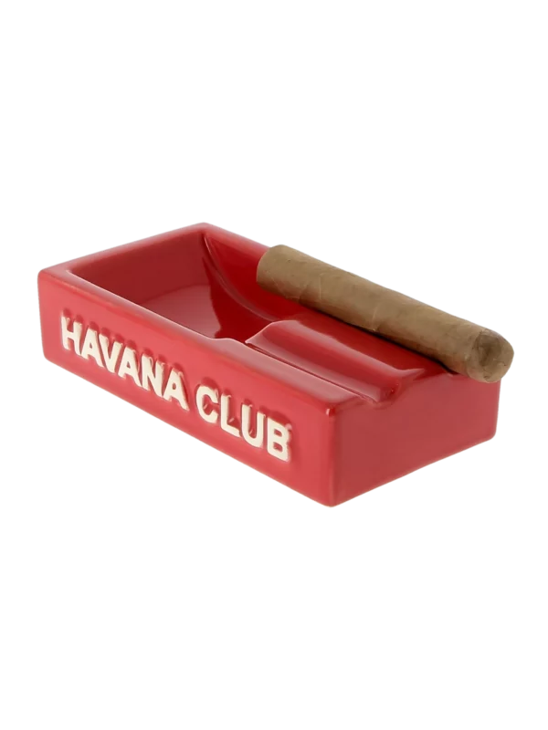 Cendrier Havana Club Rouge Ferrari avec cigare – Accessoire premium au style audacieux