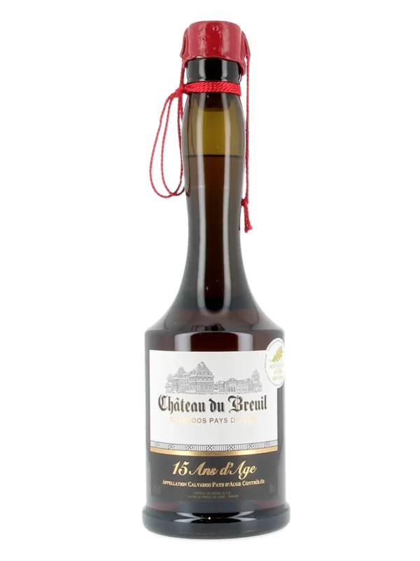 Face avant du coffret de Calvados Château du Breuil 15 ans en vente chez À La Civette