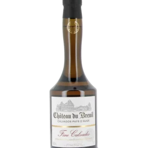 Face avant de la bouteille de Fine Calvados Château du Breuil en vente chez À La Civette