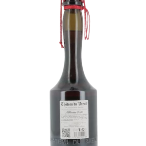 Dos de la bouteille du Calvados Château du Breuil millésime 2000 disponible chez À La Civette