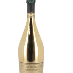 Vue arrière de la bouteille de Champagne Armand de Brignac Brut Gold chez À La Civette