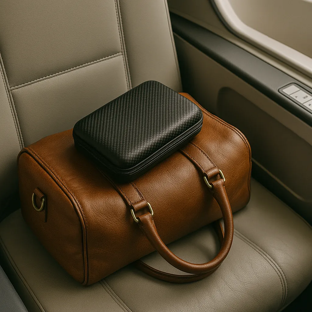 Transport de cigares en cabine d’avion avec une cave de voyage – Conseils de La Civette Paris