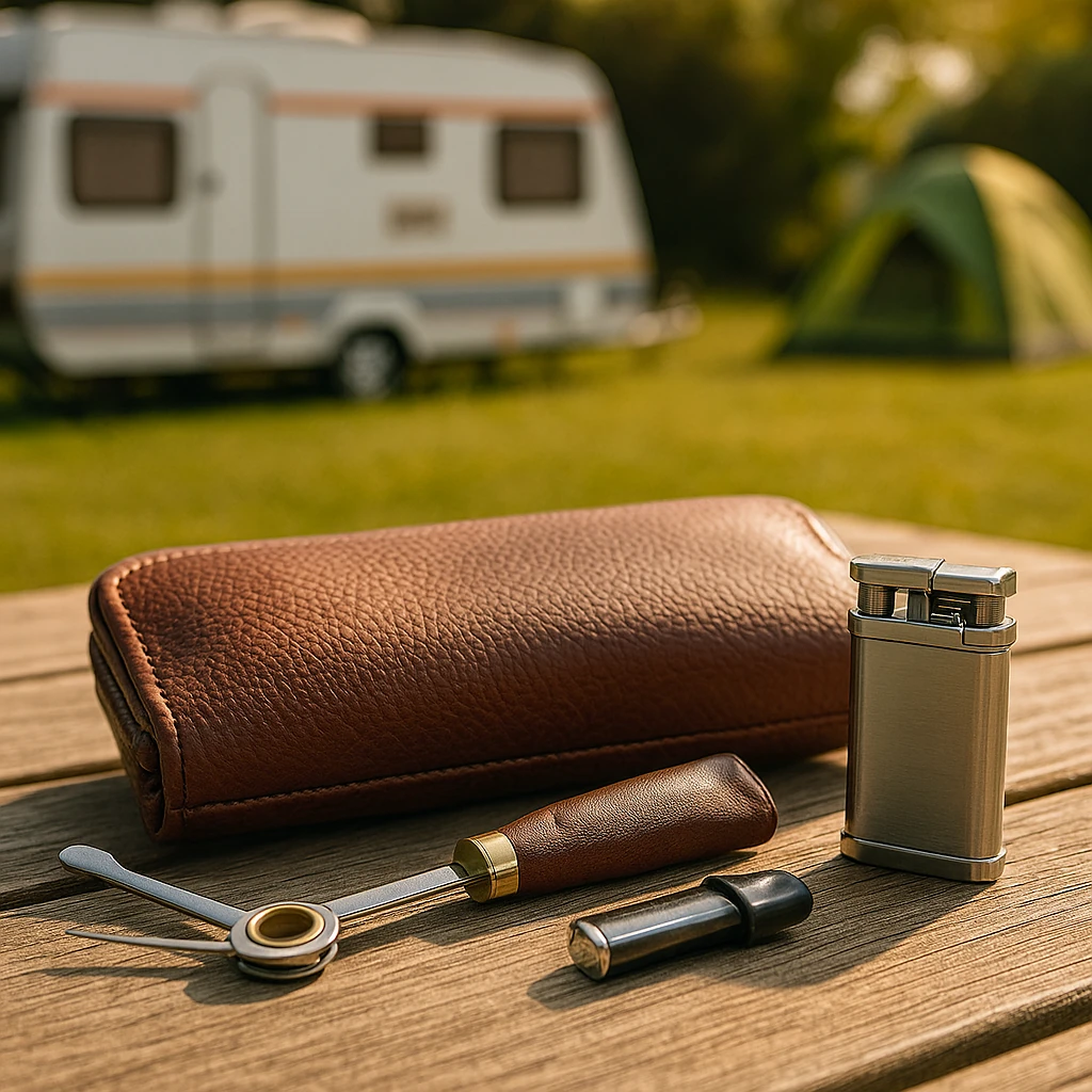 Accessoires pour pipe à emporter en vacances