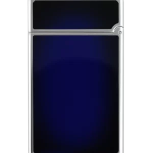 Briquet S.T. Dupont Le Grand Dupont Cling laque bleue et palladium – vue arrière