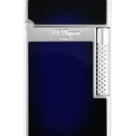 Briquet S.T. Dupont Le Grand Dupont Cling laque bleue et palladium – vue de face