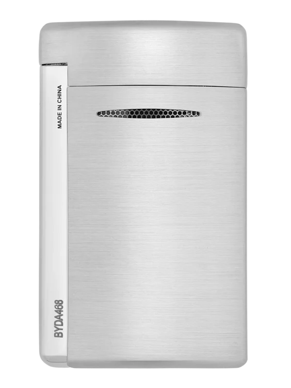 Briquet S.T. Dupont Minijet chrome brossé – vue arrière