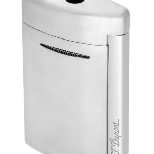 Briquet S.T. Dupont Minijet chrome brossé – vue trois quarts