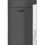 Briquet S.T. Dupont Minijet gunmetal brossé – vue de face