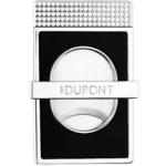 Coupe-cigare S.T. Dupont Stand Slim argenté – vue de face, accessoire design et luxueux.