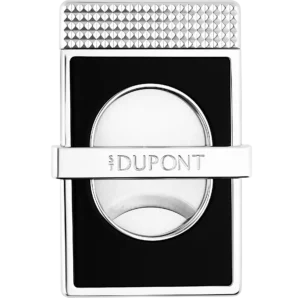 Coupe-cigare S.T. Dupont Stand Slim argenté – vue de face, accessoire design et luxueux.