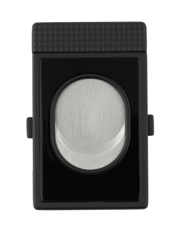 Coupe-cigare S.T. Dupont Stand Slim noir – vue arrière, accessoire de luxe pour cigare.