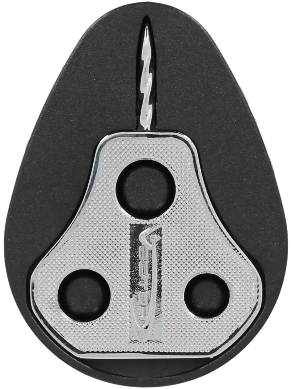 Coupe-cigare Vector Tasker noir et gris mat – vue arrière, accessoire moderne et raffiné.