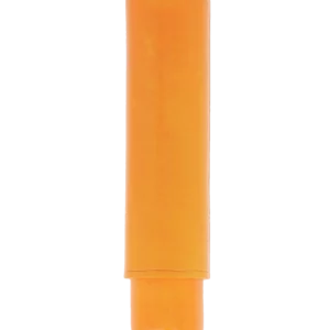 Étui à cigare Montes Amsterdam simple en cuir orange – vue arrière, accessoire raffiné et pratique.